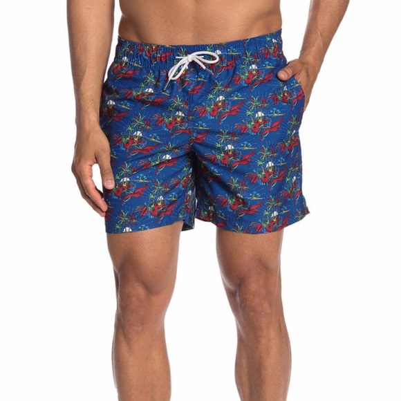 Slate & Stone Printed Swim Shorts size XL. - Picture 2 of 3